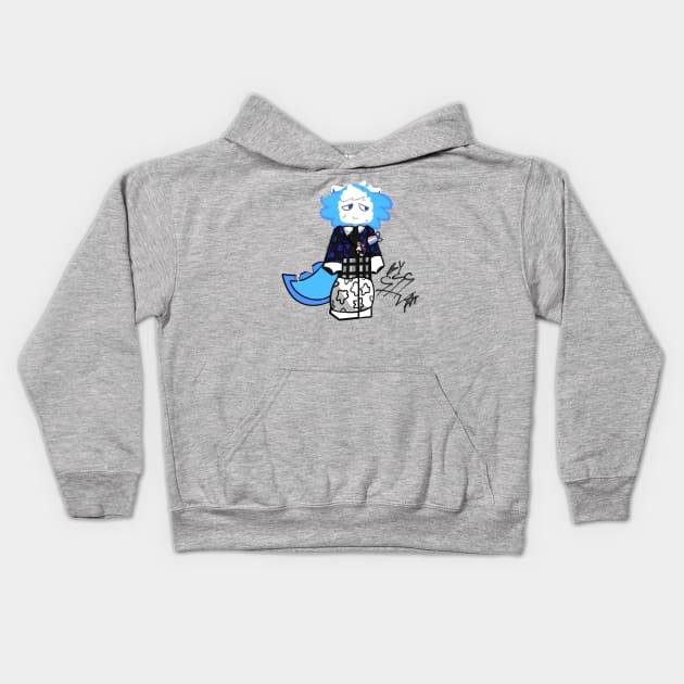 Roblox character Kids Hoodie by Art by Crystal Fiss 